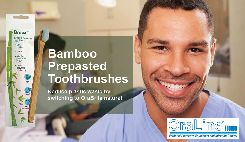 Bamboo Prepasted Toothbrush - Bamboo Prepasted Toothbrushes for Dental Offices