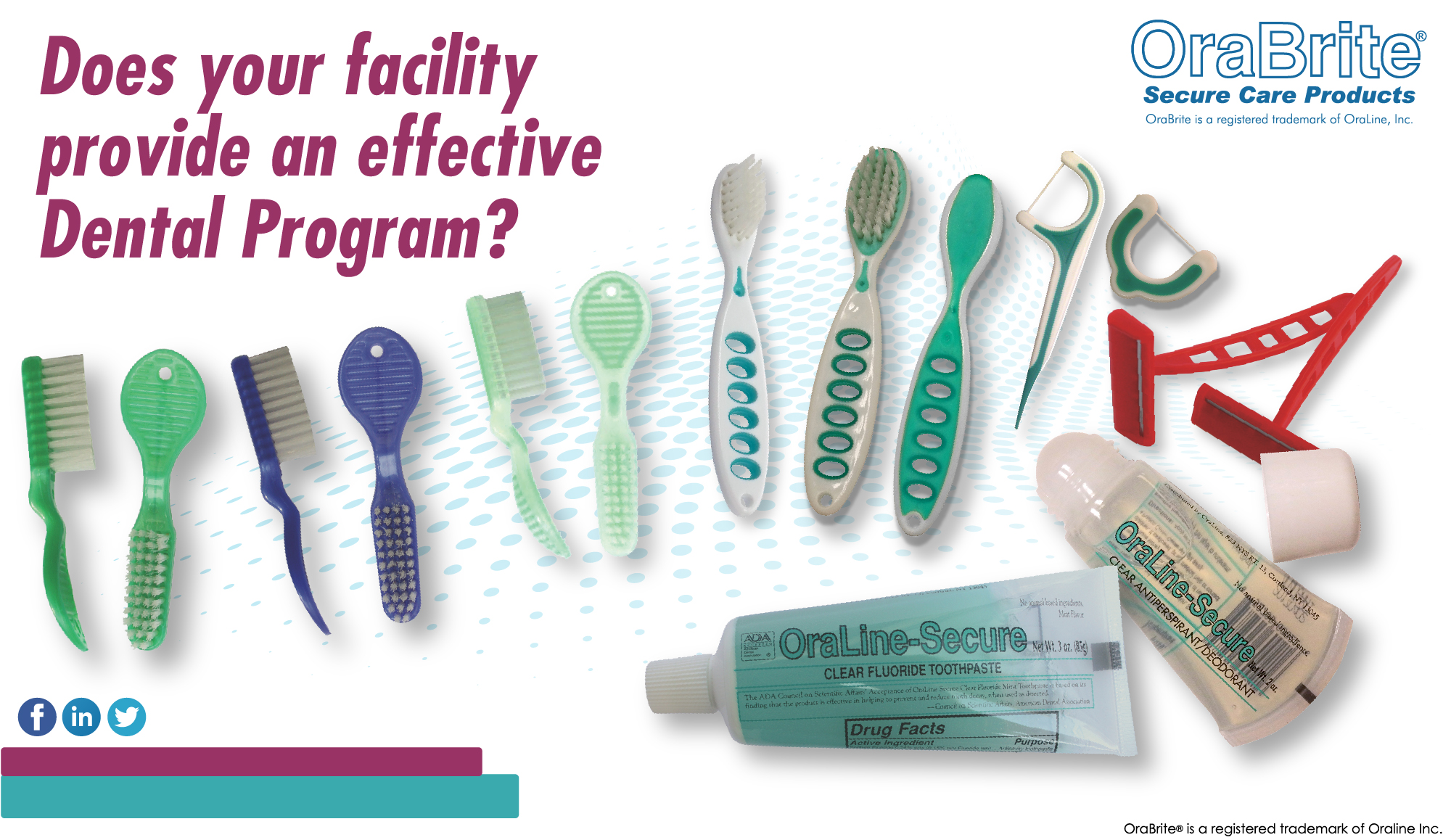 Does your facility provide an effective dental program?