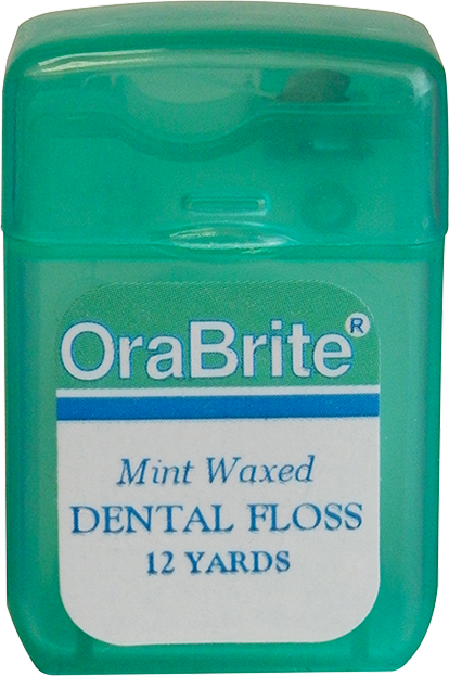 12 yd Waxed Nylon Dental Floss, Mint *** OUT OF STOCK ***