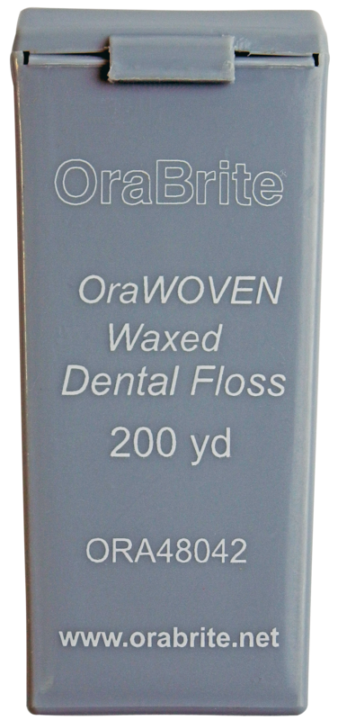 OraBrite® 200 yd Woven Dental Floss 