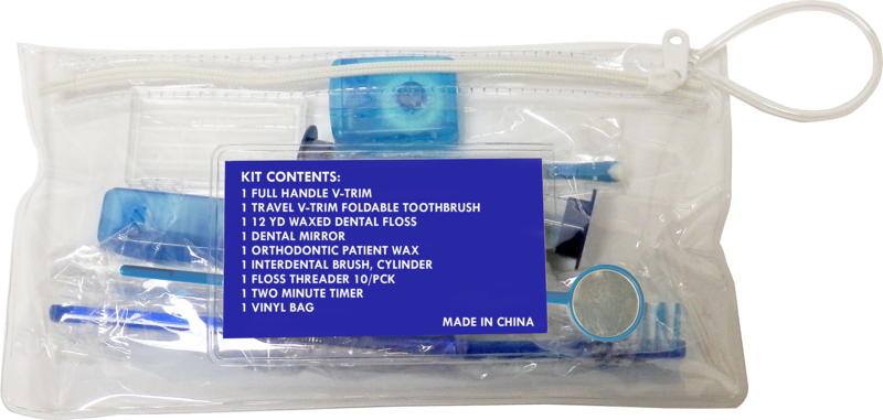 *** OUT OF STOCK *** 8 Piece Orthodontic Patient Bag