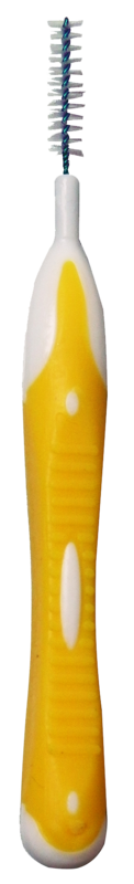 Ultra Tight Cylinder Interdental Brush, Yellow Grip