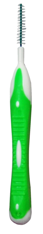 Tight Cylinder Interdental Brush, Green Grip