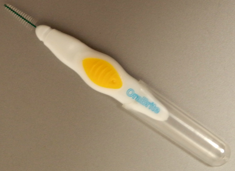 Proxy-Brite® Tapered Interdental Brush, .50mm diameter wire Yellow